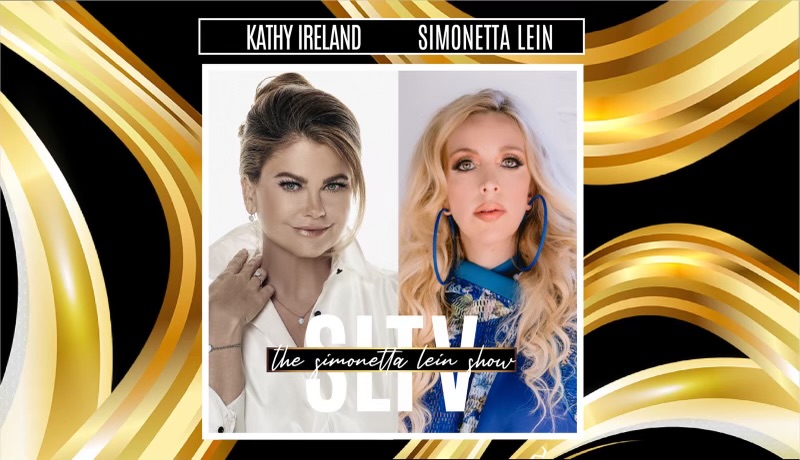 Kathy Ireland Guests On The Simonetta Lein Show On SLTV