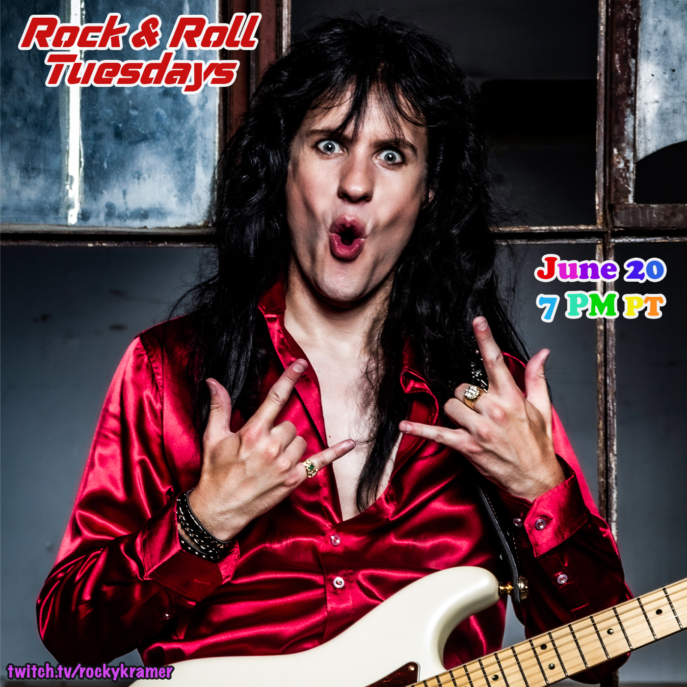 Rocky Kramer’s Rock & Roll Tuesdays Presents “Armageddon” June 13th, 2023, 7 PM PT on Twitch