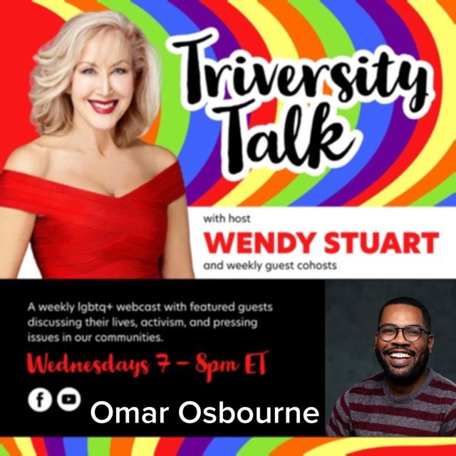 Omar Osbourne Guests On TriVersity Talk With Host Wendy Stuart 7 PM ET Wednesday, June 3rd, 2026