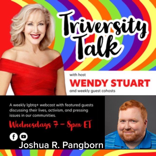 Wendy Stuart Presents TriVersity Talk! Wednesday, October 28th, 2026 At 7 PM ET With Featured Guest Joshua R. Pangborn